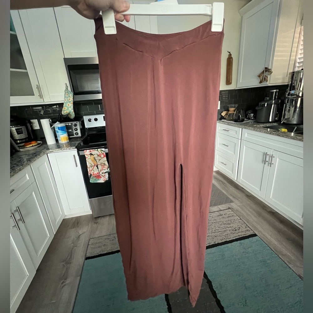 Brown maxi skirt, Size M, Klassy Network, never worn